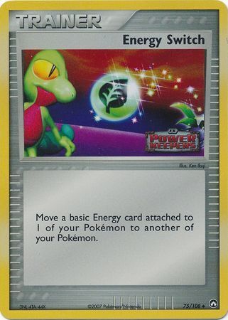 Energy Switch (75/108) (Stamped) [EX: Power Keepers] | Silver Goblin