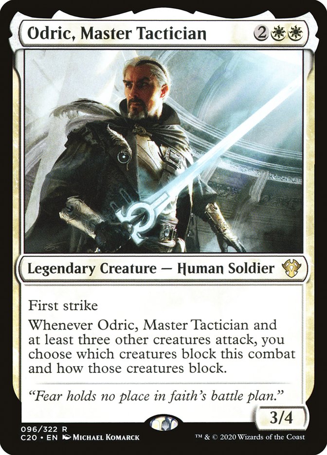 Odric, Master Tactician [Commander 2020] | Silver Goblin