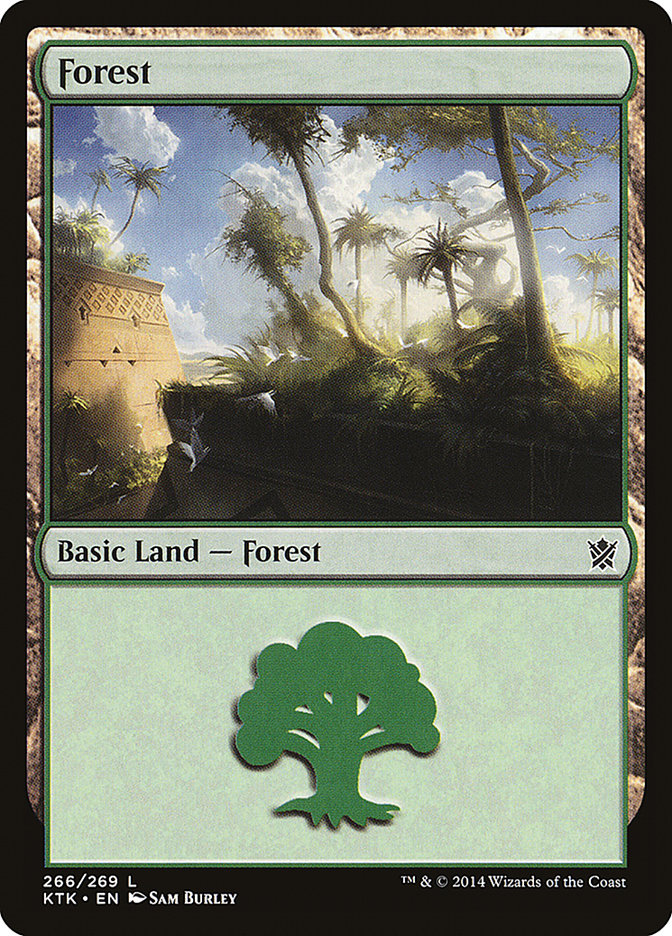 Forest (266) [Khans of Tarkir] | Silver Goblin