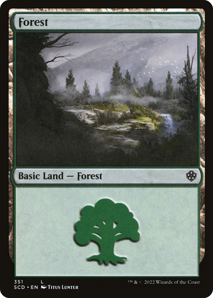Forest (351) [Starter Commander Decks] | Silver Goblin