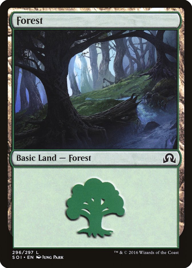 Forest (296) [Shadows over Innistrad] | Silver Goblin