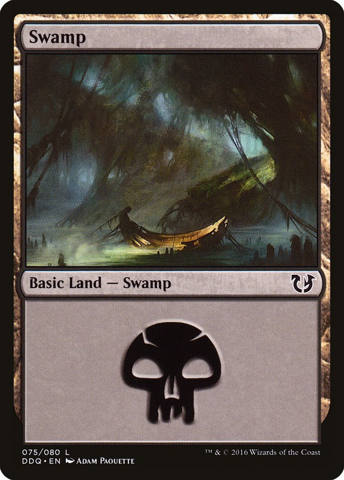 Swamp (75) [Duel Decks: Blessed vs. Cursed] | Silver Goblin