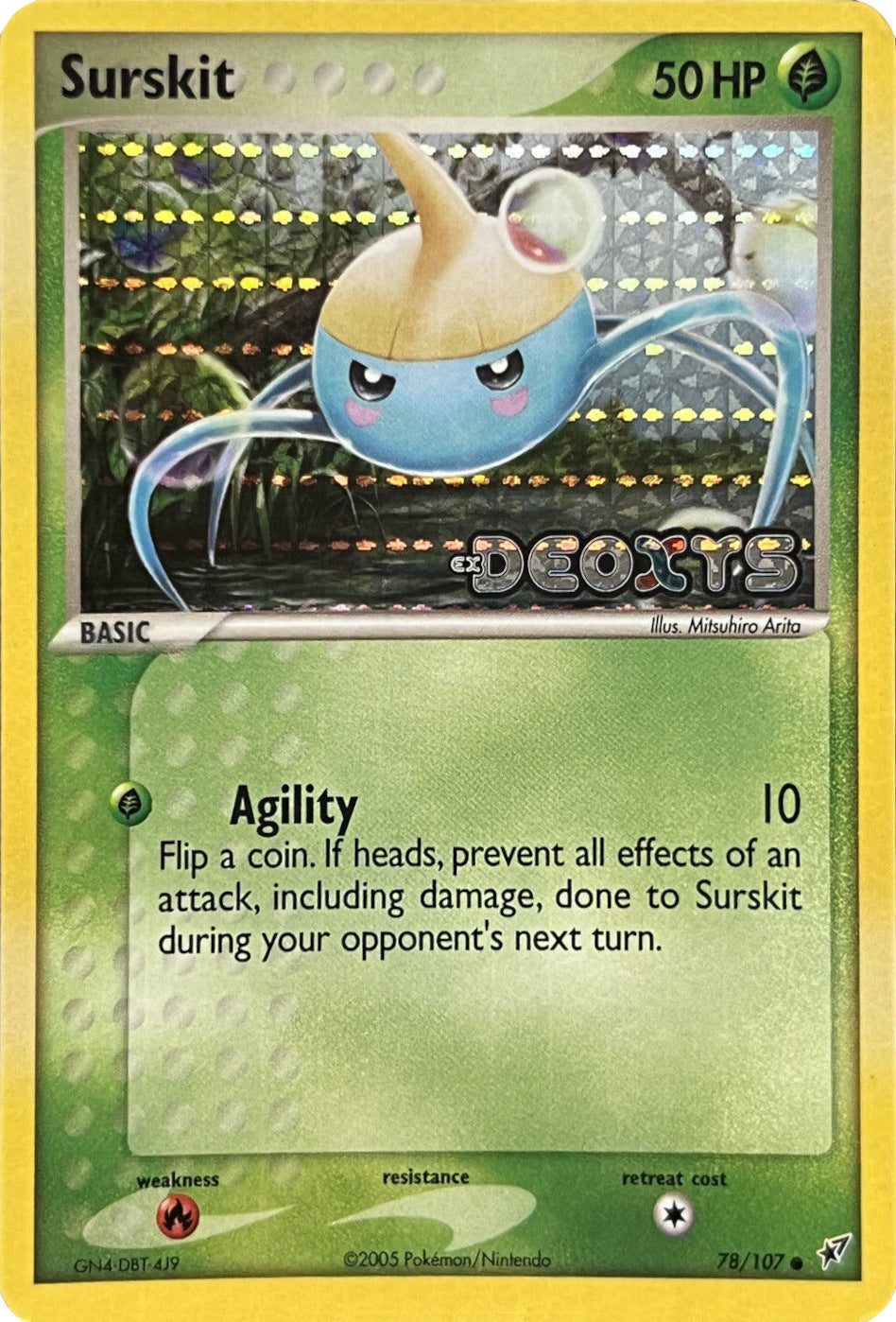 Surskit (78/107) (Stamped) [EX: Deoxys] | Silver Goblin