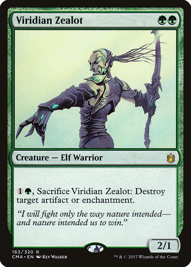 Viridian Zealot [Commander Anthology] | Silver Goblin