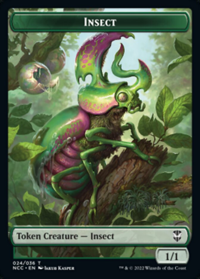 Ogre // Insect Double-Sided Token [Streets of New Capenna Commander Tokens] | Silver Goblin