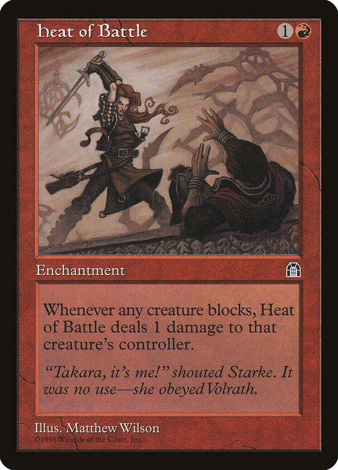 Heat of Battle [Stronghold] | Silver Goblin