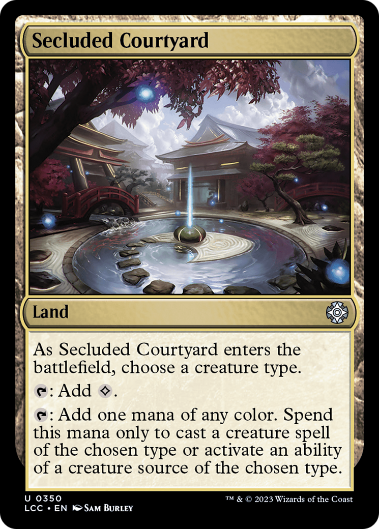 Secluded Courtyard [The Lost Caverns of Ixalan Commander] | Silver Goblin