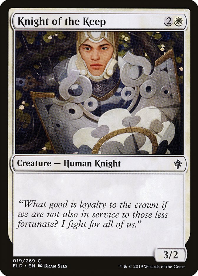 Knight of the Keep [Throne of Eldraine] | Silver Goblin