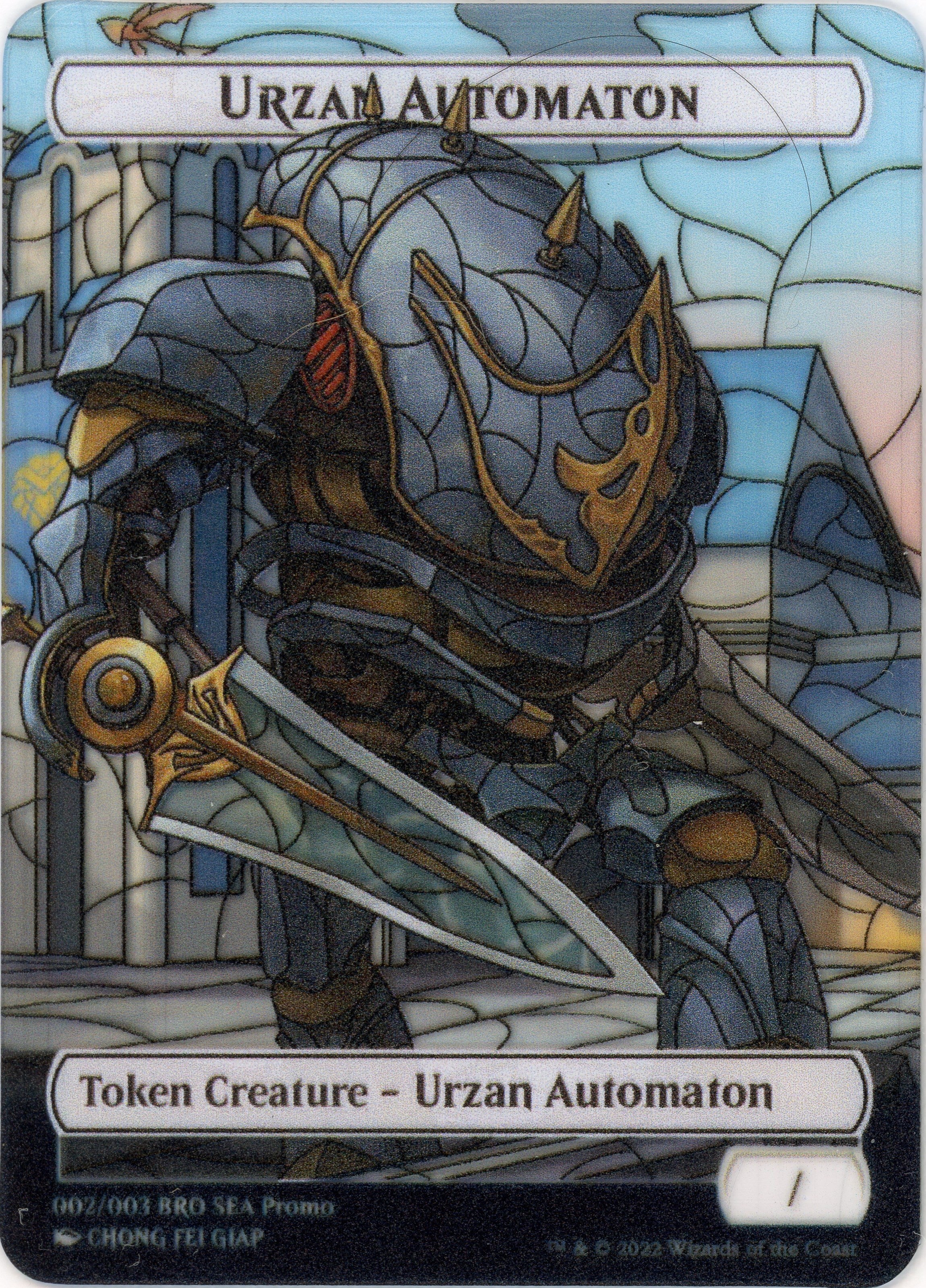Urzan Automaton Token (SEA Exclusive) [The Brothers' War Tokens] | Silver Goblin