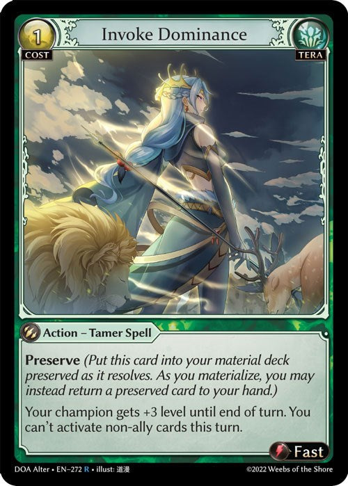 Invoke Dominance (272) [Dawn of Ashes: Alter Edition] | Silver Goblin