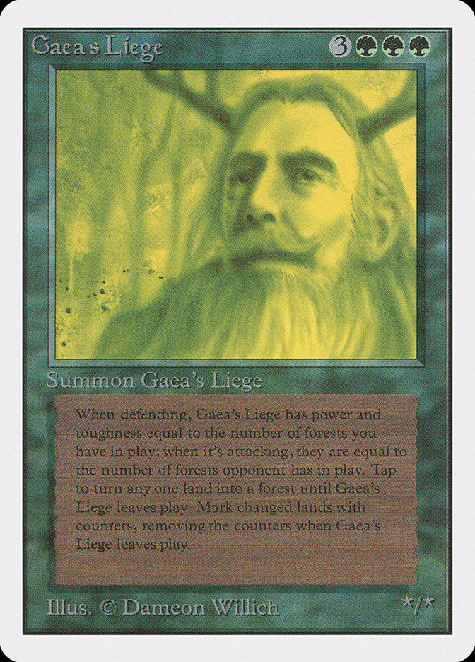 Gaea's Liege [Unlimited Edition] | Silver Goblin