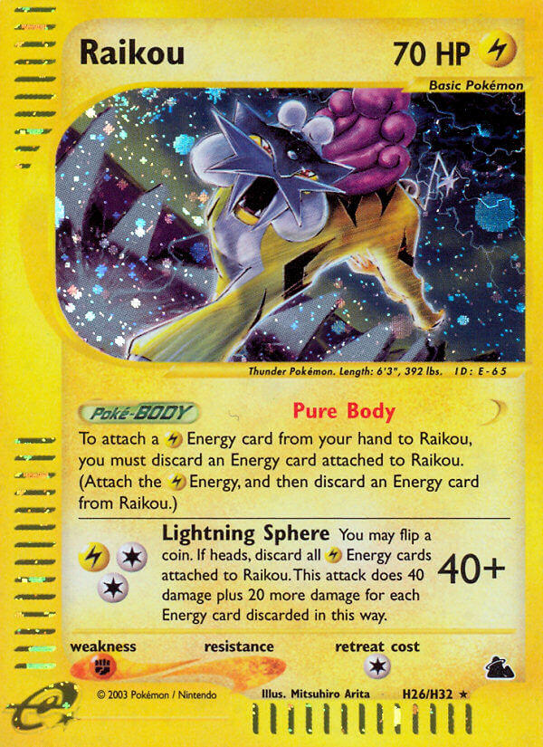 Raikou (H26/H32) [Skyridge] | Silver Goblin