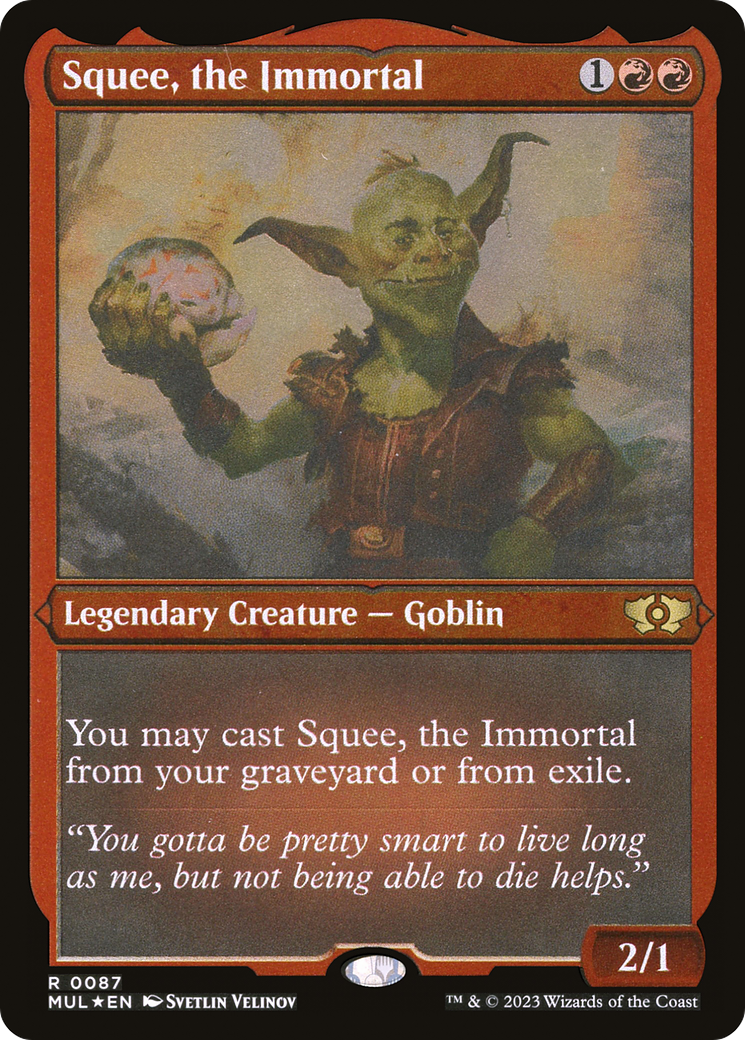Squee, the Immortal (Foil Etched) [Multiverse Legends] | Silver Goblin