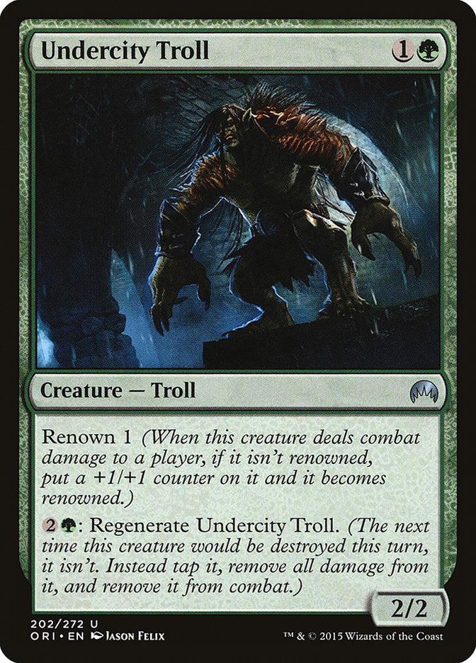 Undercity Troll [Magic Origins] | Silver Goblin
