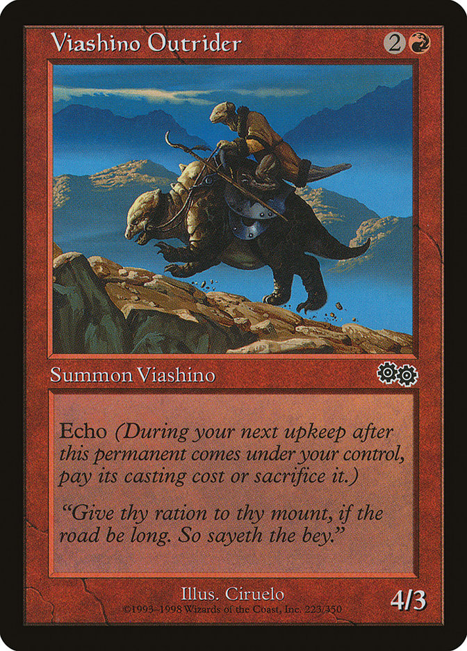 Viashino Outrider [Urza's Saga] | Silver Goblin