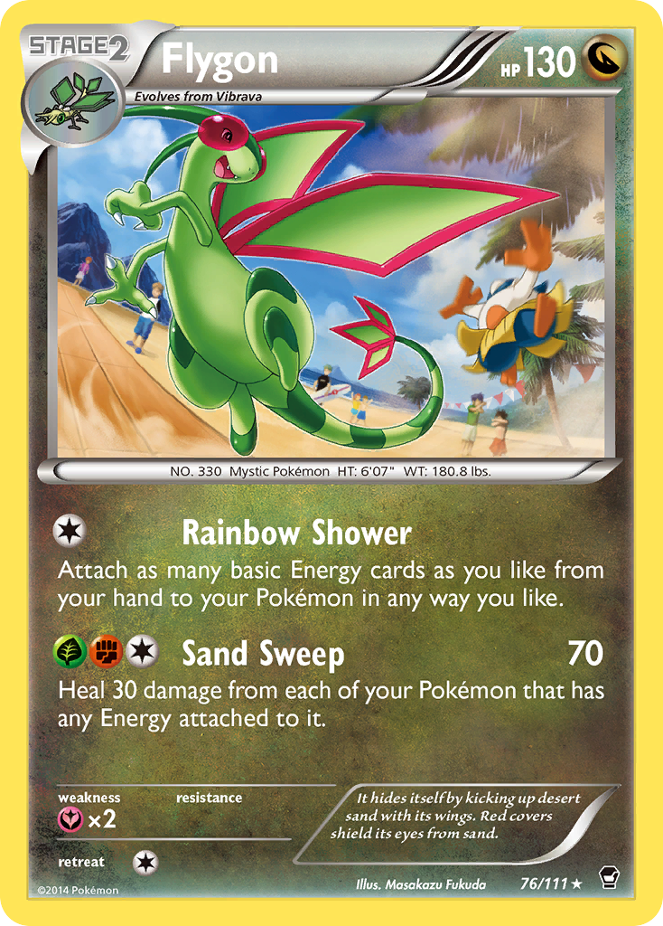 Flygon (76/111) [XY: Furious Fists] | Silver Goblin