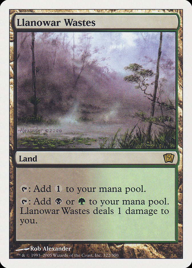 Llanowar Wastes [Ninth Edition] | Silver Goblin