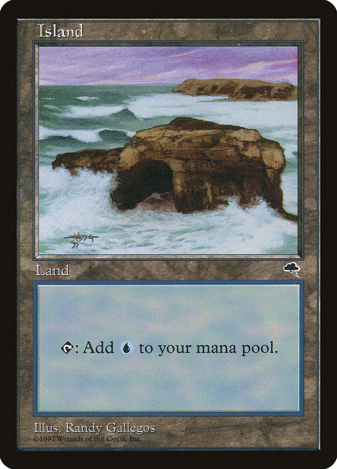 Island (Signature on Left) [Tempest] | Silver Goblin