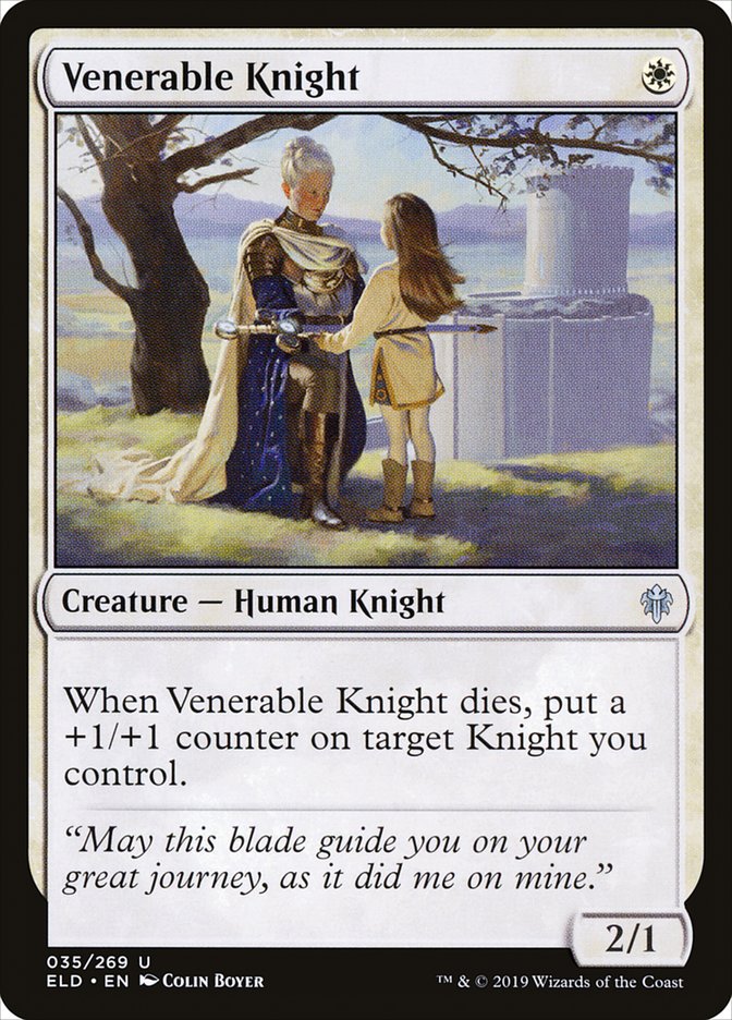 Venerable Knight [Throne of Eldraine] | Silver Goblin