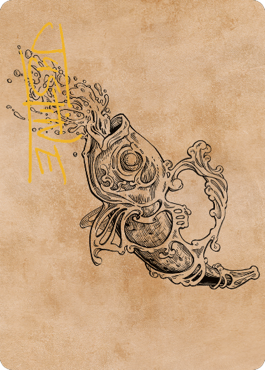 Decanter of Endless Water Art Card (Gold-Stamped Signature) [Commander Legends: Battle for Baldur's Gate Art Series] | Silver Goblin