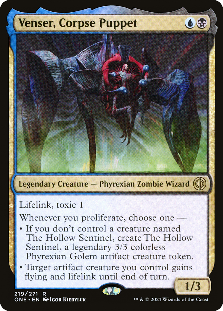 Venser, Corpse Puppet [Phyrexia: All Will Be One] | Silver Goblin