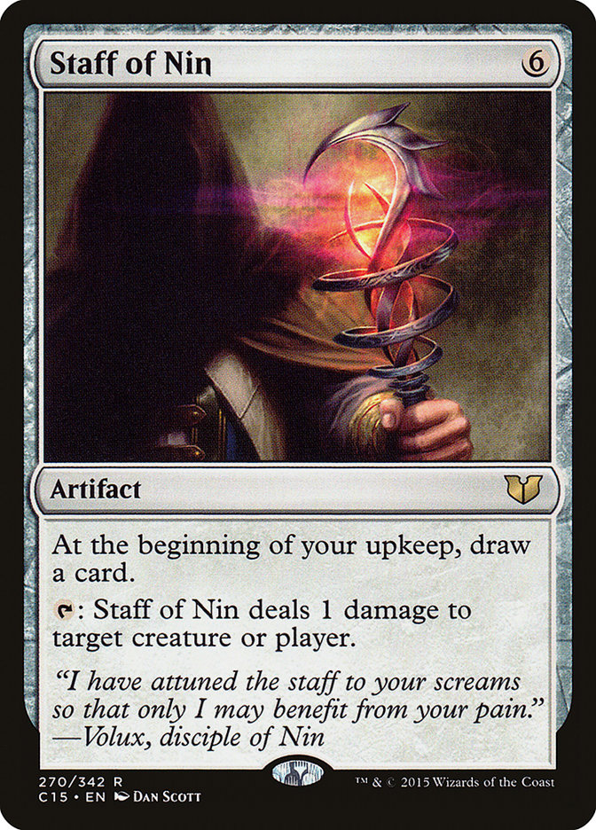 Staff of Nin [Commander 2015] | Silver Goblin