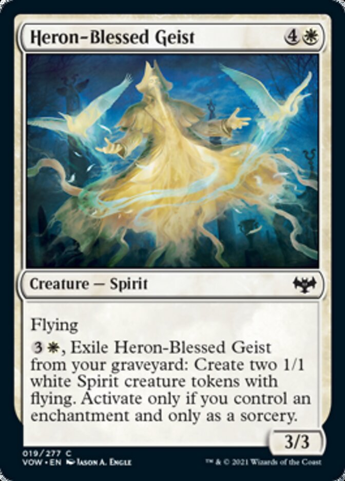 Heron-Blessed Geist [Innistrad: Crimson Vow] | Silver Goblin