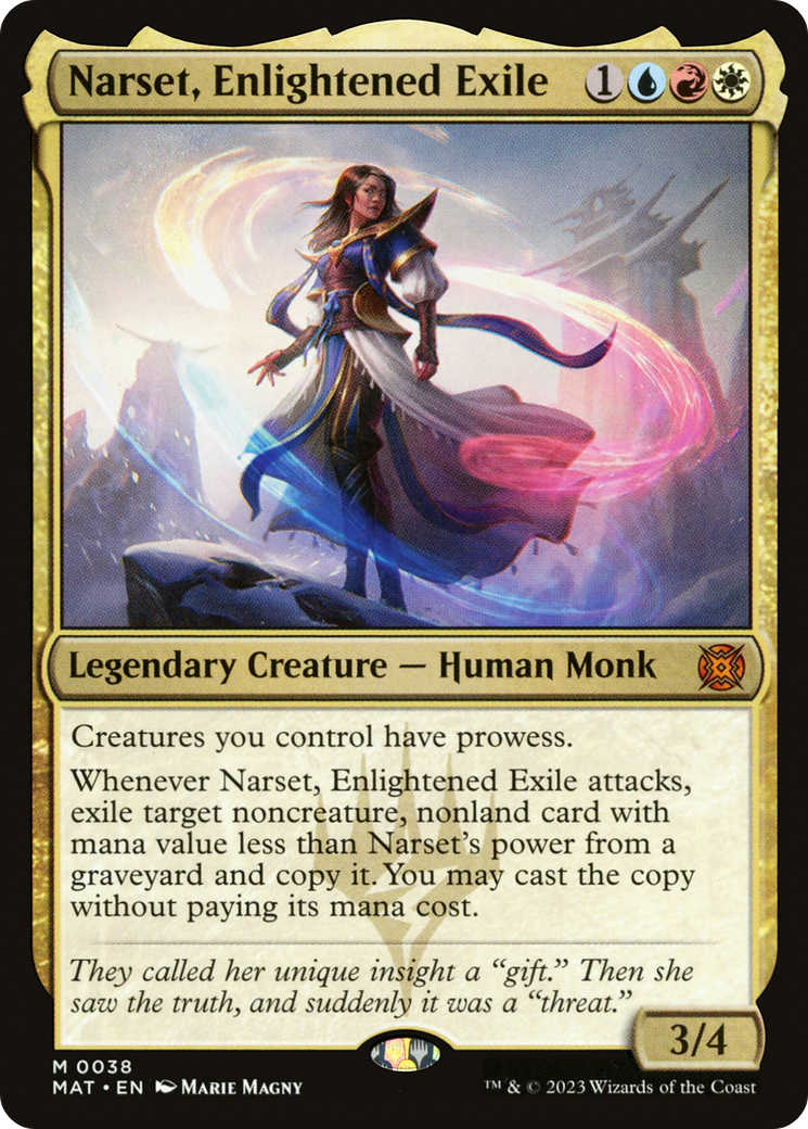Narset, Enlightened Exile [March of the Machine: The Aftermath] | Silver Goblin