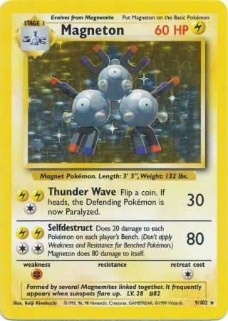 Magneton (9/102) [Base Set Unlimited] | Silver Goblin