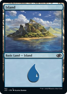 Island (102) [Jumpstart 2022] | Silver Goblin