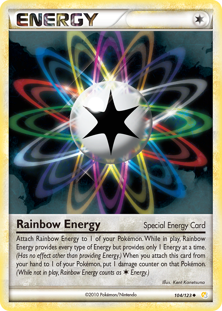 Rainbow Energy (104/123) [HeartGold & SoulSilver: Base Set] | Silver Goblin