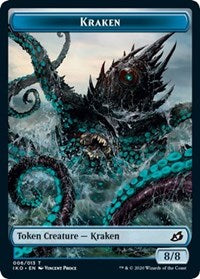 Kraken // Elemental (010) Double-Sided Token [Commander 2020 Tokens] | Silver Goblin