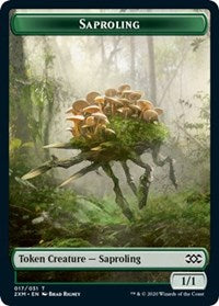 Saproling // Servo Double-Sided Token [Double Masters Tokens] | Silver Goblin