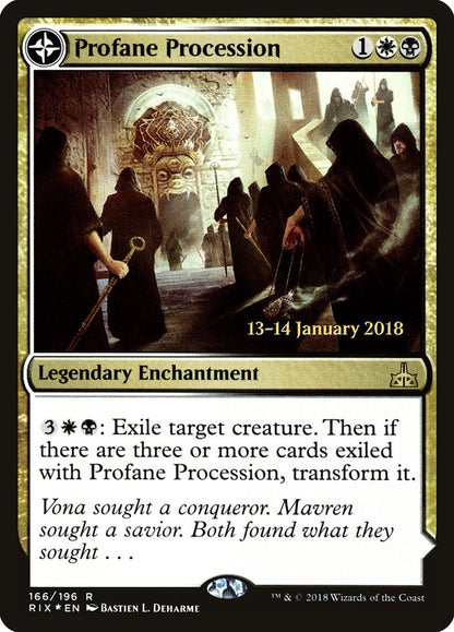 Profane Procession (166) Foil - Rivals of Ixalan Promos