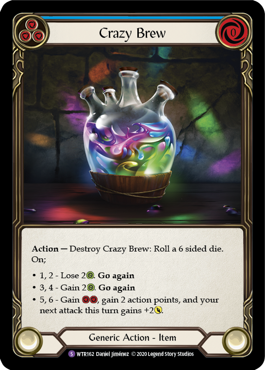 Crazy Brew [U-WTR162] (Welcome to Rathe Unlimited)  Unlimited Rainbow Foil | Silver Goblin