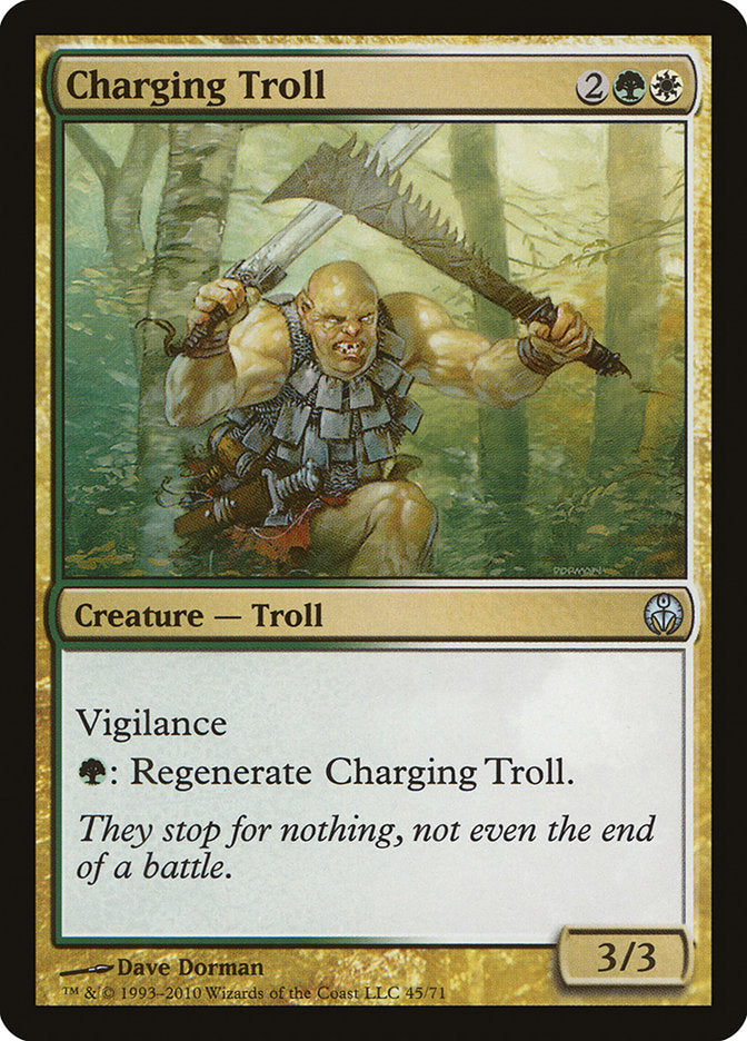Charging Troll [Duel Decks: Phyrexia vs. the Coalition] | Silver Goblin