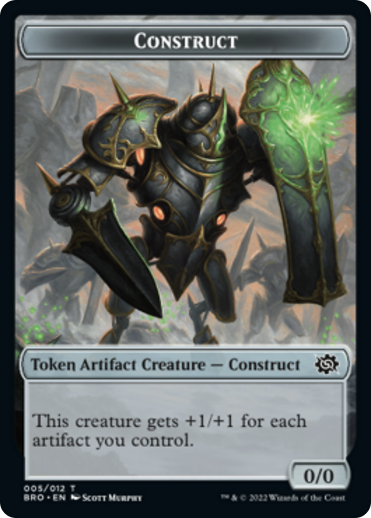 Construct Token (005) [The Brothers' War Tokens] | Silver Goblin