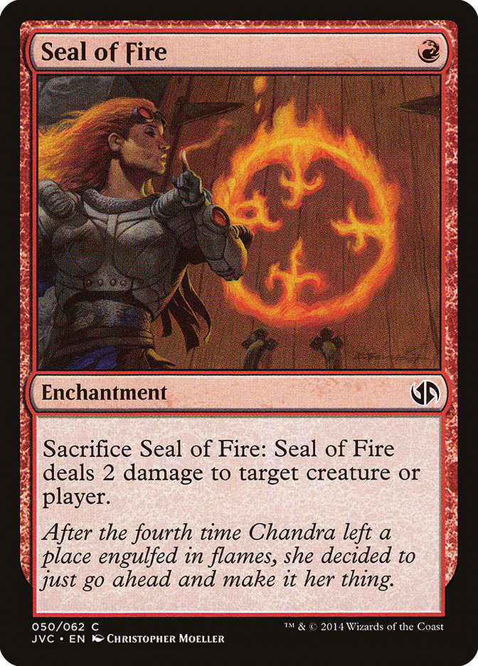 Seal of Fire [Duel Decks Anthology] | Silver Goblin