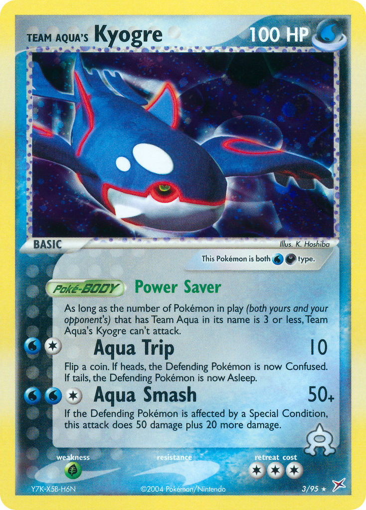 Team Aqua's Kyogre (3/95) (Theme Deck Exclusive) [EX: Team Magma vs Team Aqua] | Silver Goblin