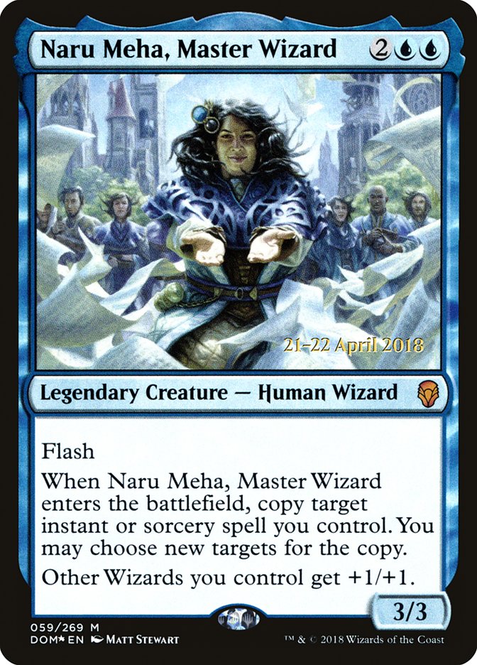 Naru Meha, Master Wizard [Dominaria Prerelease Promos] | Silver Goblin