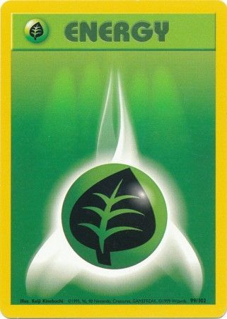 Grass Energy (99/102) [Base Set Unlimited] | Silver Goblin