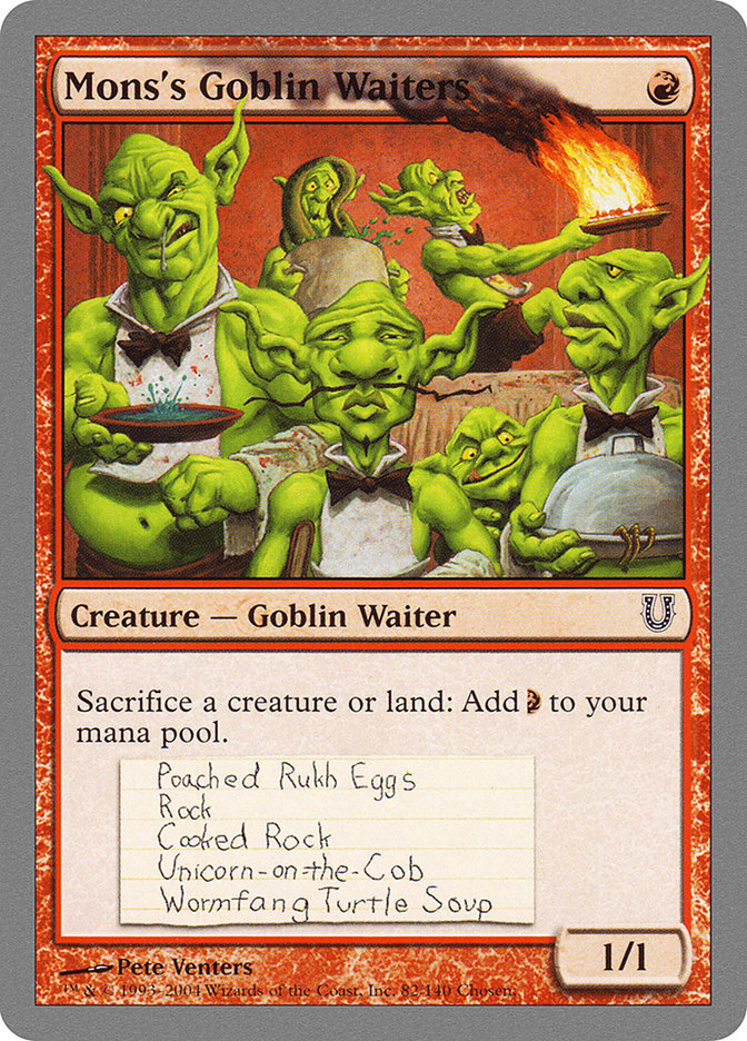 Mons's Goblin Waiters [Unhinged] | Silver Goblin