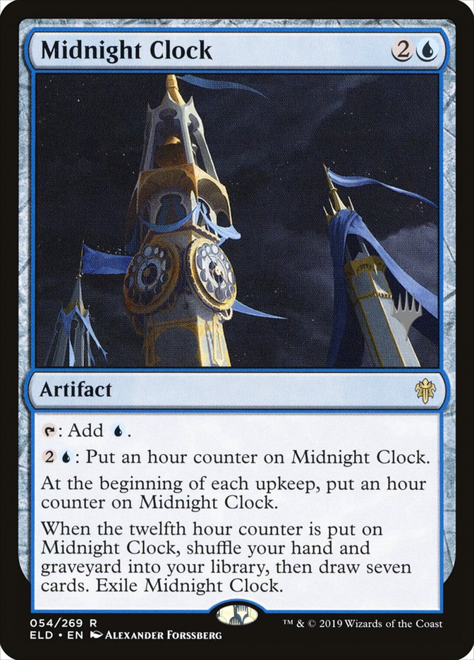 Midnight Clock (Promo Pack) [Throne of Eldraine Promos] | Silver Goblin