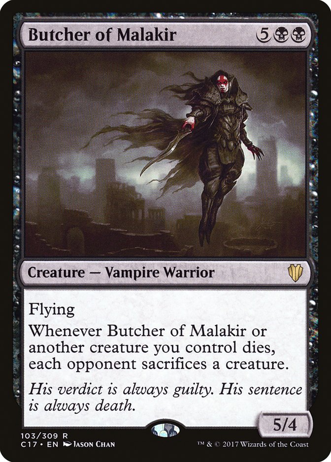 Butcher of Malakir [Commander 2017] | Silver Goblin