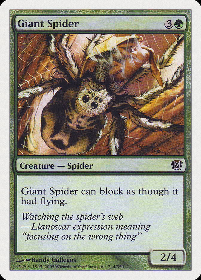 Giant Spider [Ninth Edition] | Silver Goblin