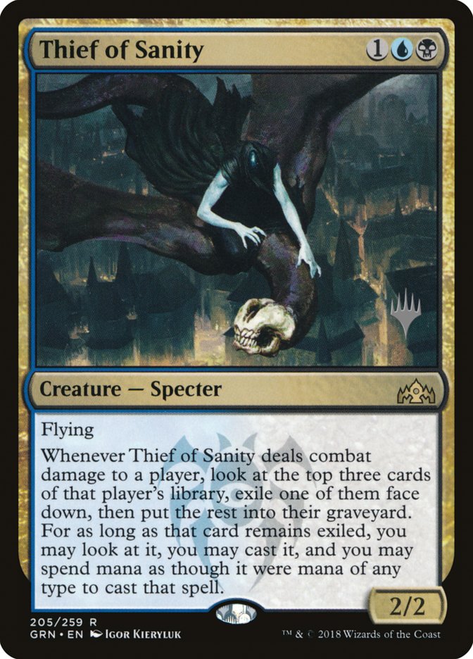 Thief of Sanity (Promo Pack) [Guilds of Ravnica Promos] | Silver Goblin