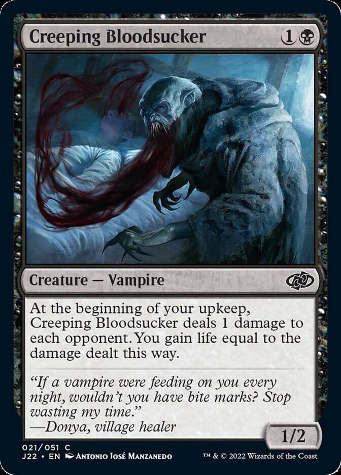 Creeping Bloodsucker [Jumpstart 2022] | Silver Goblin