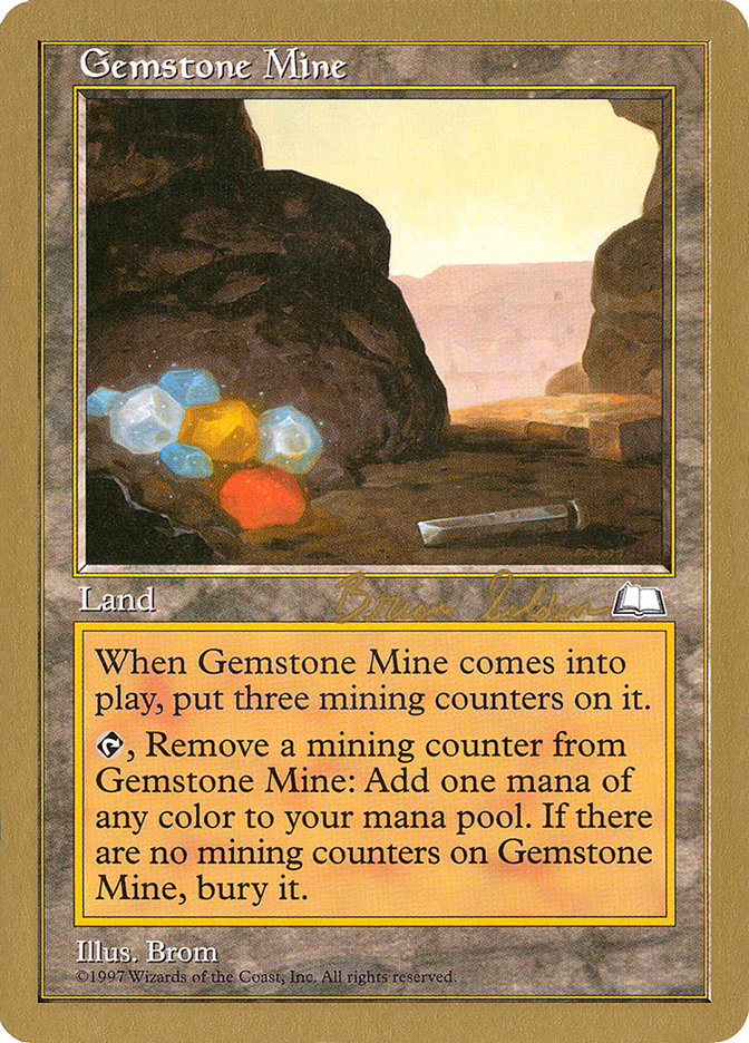 Gemstone Mine (Brian Selden) [World Championship Decks 1998] | Silver Goblin