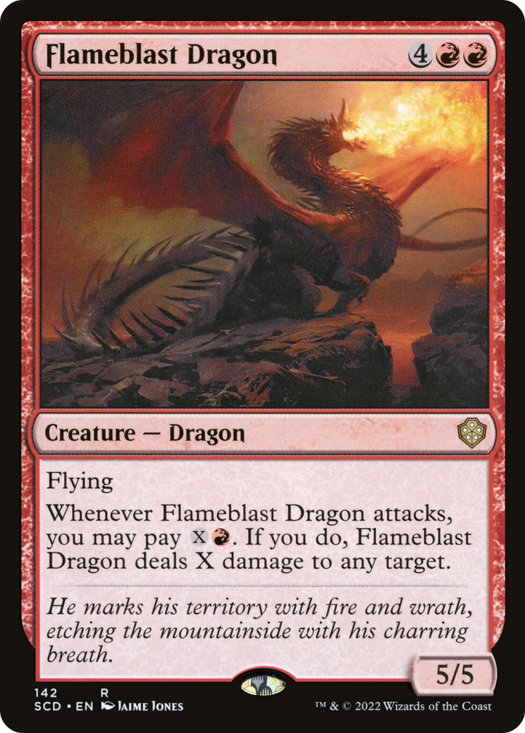 Flameblast Dragon [Starter Commander Decks] | Silver Goblin