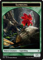 Saproling // Treasure (010) Double-Sided Token [Explorers of Ixalan Tokens] | Silver Goblin